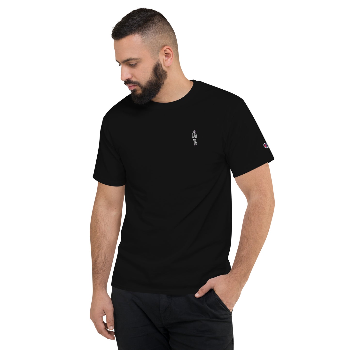 PM Logo Men's Champion T-Shirt