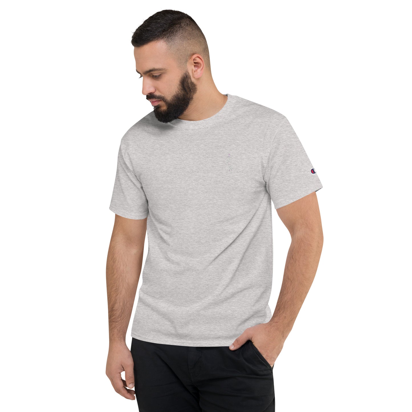 PM Logo Men's Champion T-Shirt