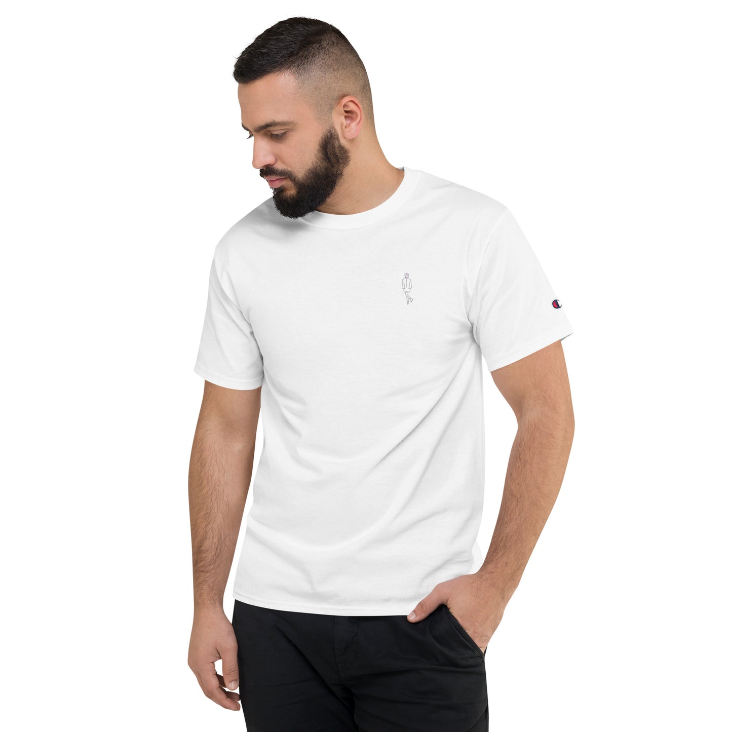 PM Logo Men's Champion T-Shirt